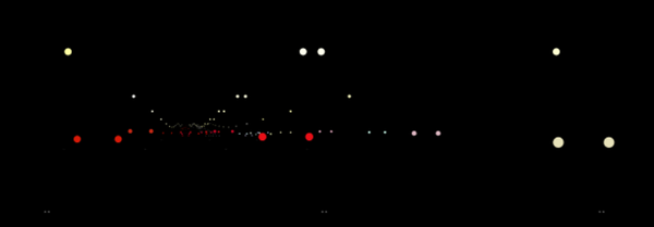 I've made a JavaScript simulation of driving at night time on the motorway. It's hard to classify what it is. It's not a video, because it's generated